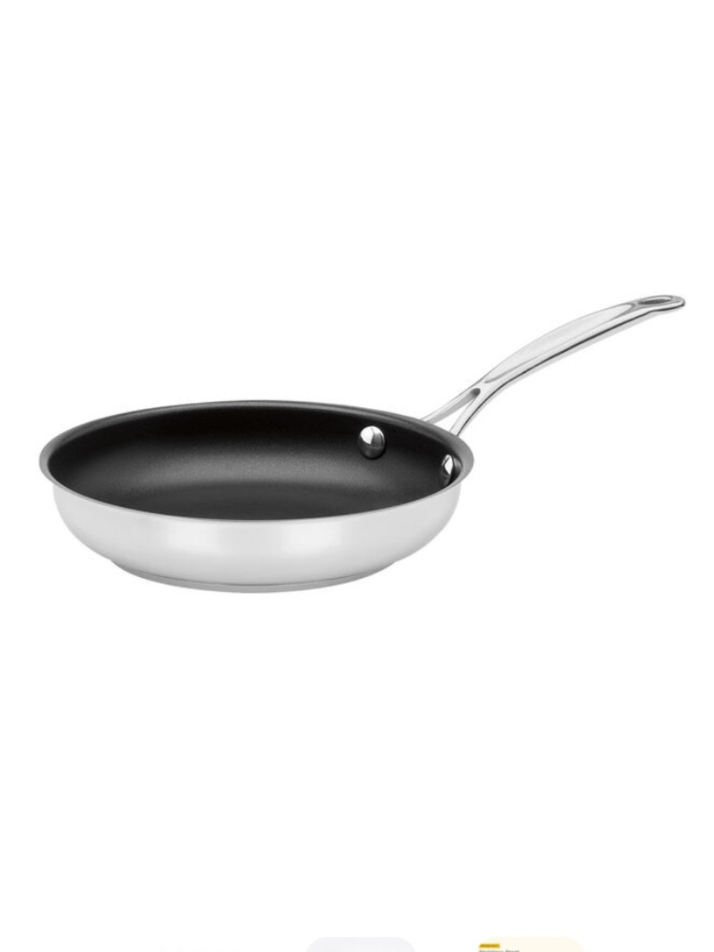 NWT Cuisinart Chef's Classic 8" Stainless Steel Nonstick Skillet
